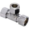 WATERLINE PRODUCTS 3/8" x 3/8" x 3/8" Female Swivel Add-A-Stop Adapter for Icemakers & Humidifiers