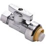 WATERLINE PRODUCTS 1/2" Push Fit x 3/8" Compression Push 'N' Connect Straight Supply Stop Valve