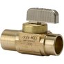 DAHL 1/2" Female Solder x Female Solder Straight In-Line Stops & Isolation Valve