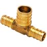 WATERLINE PRODUCTS 1/2" x 1/2" x 3/4" PEX Brass Tee