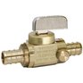 DAHL 1/2" PEX x PEX Straight Stops & Isolation Valve with Drain