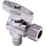 Waterline Products 1/2" PEX x 3/8" Compression Quarter-Turn Angle Stop Valve