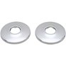 MOEN 3/4'' Copper or 1/2" IPS Pipe Flanges - Chrome Plated Steel, 2 Pack