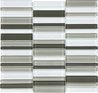 12x12 Element Stacked Glass Mosaic
