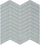 12x12 Element Chevron Glass Mosaic