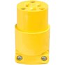 EATON 3 Wire 15 Amp 125V Yellow Thermoplastic Electrical Connector