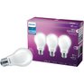 PHILIPS 9W A19 Medium Base Daylight Dimmable LED Light Bulbs - 3 Pack