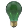 OSRAM SYLVANIA 25W A19 Medium Base Green Light Bulb