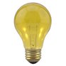 OSRAM SYLVANIA 25W A19 Medium Base Yellow Light Bulb