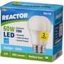 REACTOR 10W A19 Medium Base Daylight Dimmable LED Light Bulbs - 2 Pack