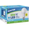 REACTOR 10W A19 Medium Base Daylight Dimmable LED Light Bulbs - 6 Pack