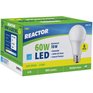 REACTOR 10W A19 Medium Base Soft White Dimmable LED Light Bulbs - 6 Pack