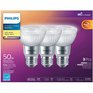 PHILIPS 7W PAR20 Medium Base Soft White Warm Glow Dimmable LED Light Bulbs - 3 Pack