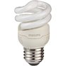 PHILIPS 9W Medium Base Soft White Mini Twister CFL Bulbs - 2 Pack