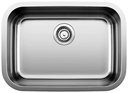 BLANCO 400009 ESSENTIAL U 1 BOWL UNDERMOUNT SINK - STAINLESS