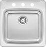 BLANCO 401011 HORIZON 3-HOLE 1 BOWL DROP-IN SINK - STAINLESS