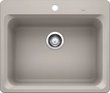 BLANCO 402293 VISION 1 BOWL DROP-IN SILGRANIT SINK - CONCRETE GRAY