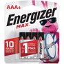 Energizer Max Alkaline AAA Batteries - 4 Pack