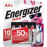 Energizer Max Alkaline AA Batteries - 4 Pack