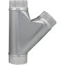 IMPERIAL MANUFACTURING 4" x 4" x 4" Galvanized Wye