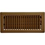 IMPERIAL MANUFACTURING 4" x 10" Brown Floor Register