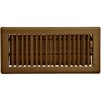 IMPERIAL MANUFACTURING 4" x 10" Brown Floor Register