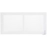 IMPERIAL MANUFACTURING 6" x 14" White Sidewall Grille