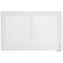 IMPERIAL MANUFACTURING 10" x 6" White Sidewall Grille