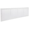 IMPERIAL Sidewall Grille, White 6 X 24"