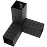 Toja Grid Trio Joining Pergola Brackets, 4"x4" - 2 Pack