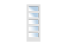 Trimlite Five Panel Shaker Door w/ Clear Glass - Special Order