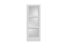 Trimlite Three Panel Shaker Door w/ Diffused Glass