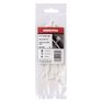 HOME PAK 16 Pack 3-5/8" White Cable Ties