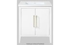 Aura 30" Vanity - White - Ceramic Top 