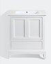 Harmony 30" Vanity - White - Ceramic Top