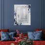Blue Floral Mirror