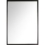Black Metal Plain Mirror