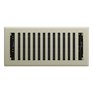 IMPERIAL Montezuma Floor Register, Satin Nickel 4" X 10"