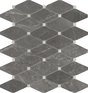 12x12 Stark Carbon Diamond Mosaic