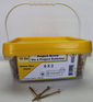 Uscan #8 Yellow Zinc Project Screws - 10 lbs Pack