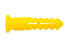 Yellow Plastic Plugs - 100 Pack