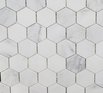 2x2 Hexagon Polished Marble Mosaic